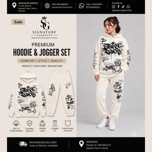 Premium Hoodie & Jogger Set (For Men & Women) Unisex