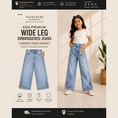🌸 Bloom Wide-Leg Jeans 🌸
