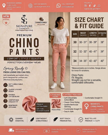 Women's Premium Pink Jeans