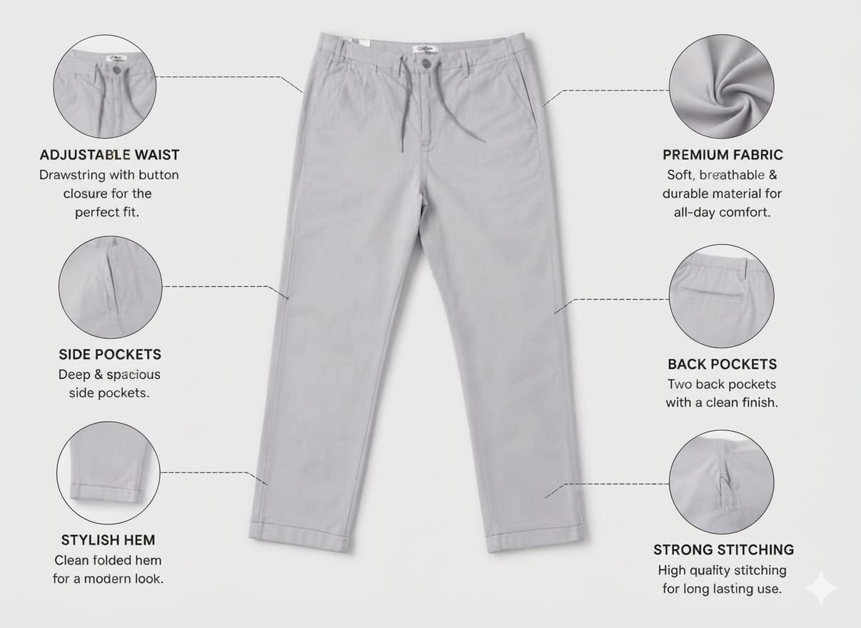 Men's Premium Cotton Dress Pant