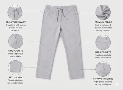 Men's Premium Cotton Dress Pant