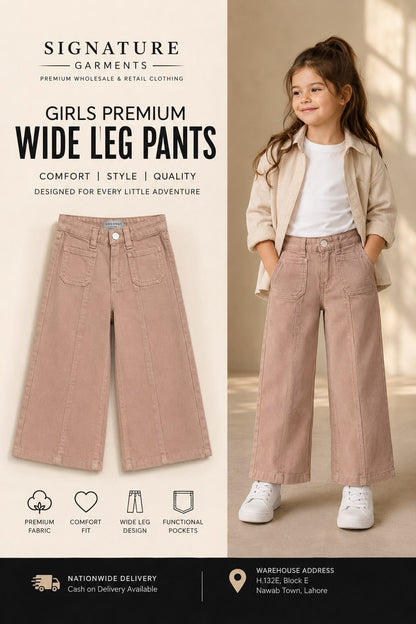 COCONUT Girls Wide Leg Pants