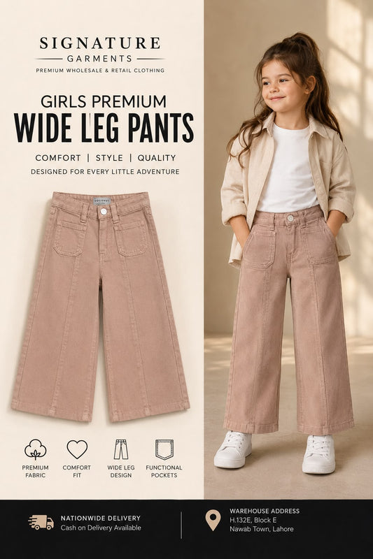 COCONUT Girls Wide Leg Pants