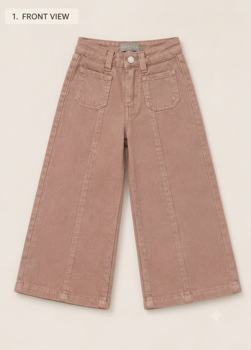 COCONUT Girls Wide Leg Pants