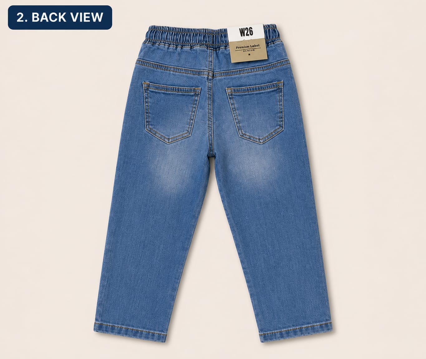 Kids Premium Denim Jogger Pants