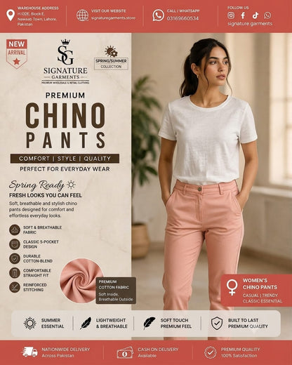 Women's Premium Pink Jeans
