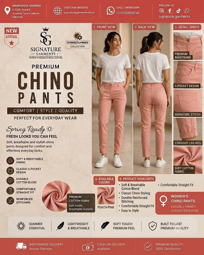 Women's Premium Pink Jeans