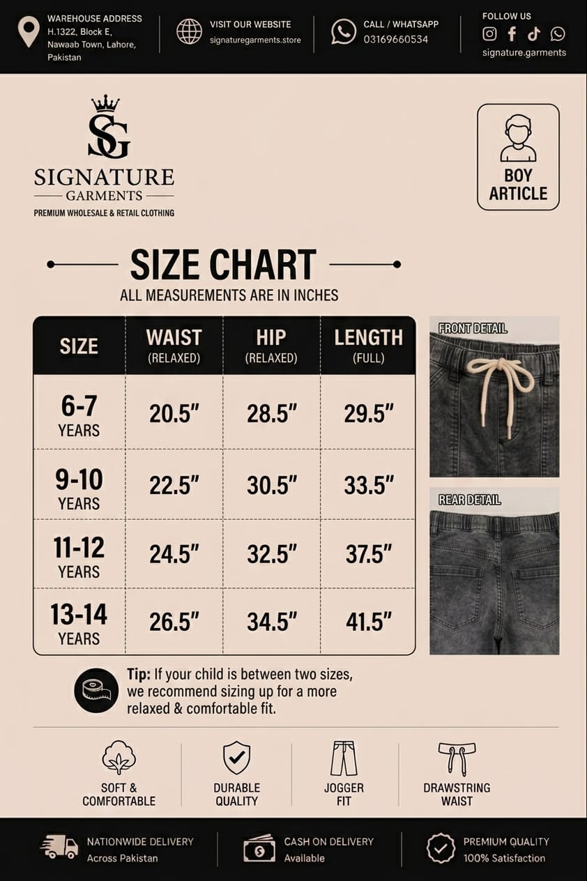 Premium Jogger Style Pants